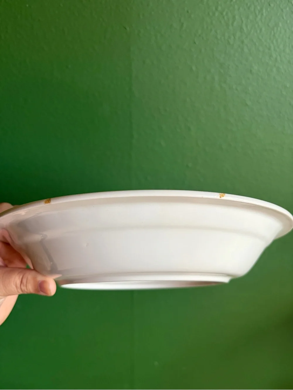 Vintage Hankook Korea ceramic deep-dish Cherry Pie Plate